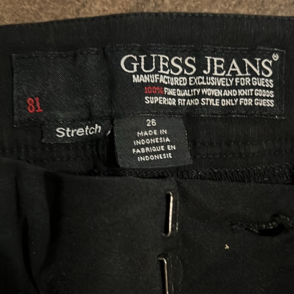 Guess Jeans Black Stretch Pants - Picture 9 of 11